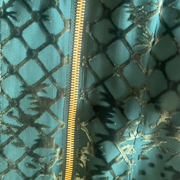 NEW WITH TAGS BALMAIN x H&M Green Velvet Minidress - Limited Edition - Size 4 - Picture 7 of 16